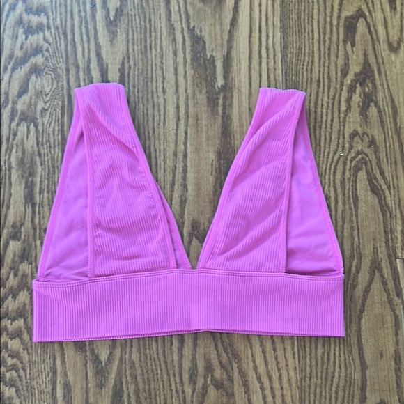 Pink Ribbed Bralette! - Picture 2 of 3
